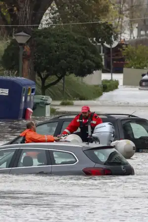 Cheias em Alcácer do Sal